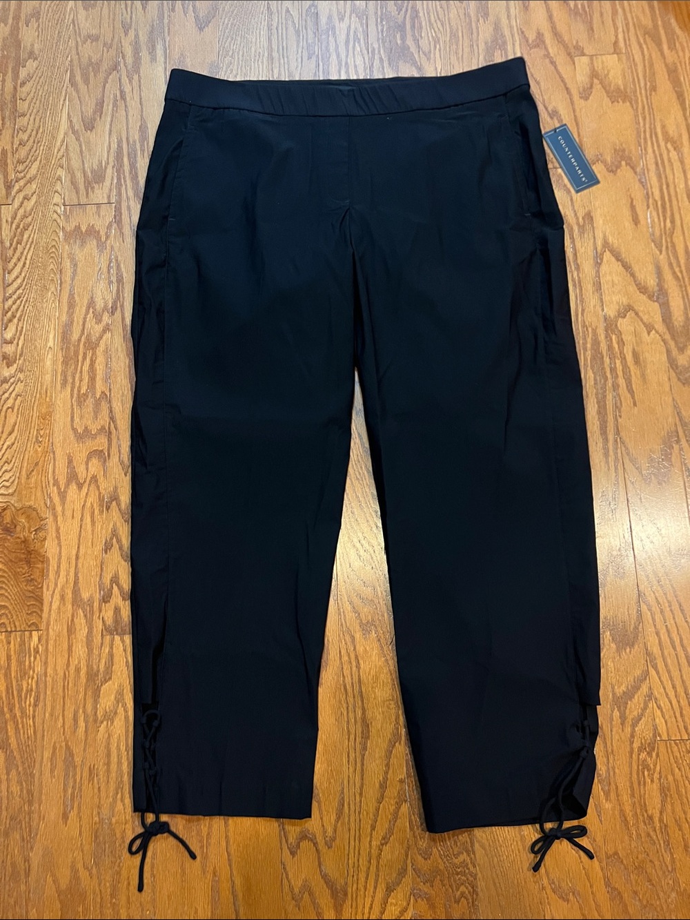 Counterparts Black Dress Pants with Ankle Ties